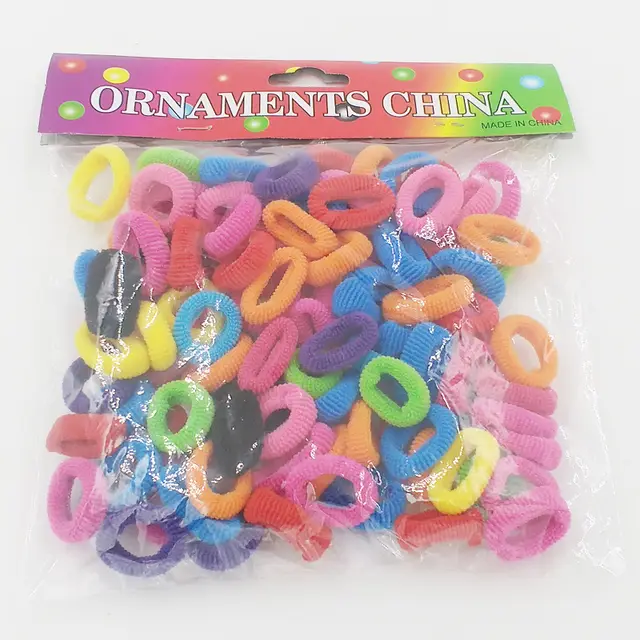Seamless Stretch Towel Hair Tie Hair Rope Rubber Band As Shown - Shop at LoveMi