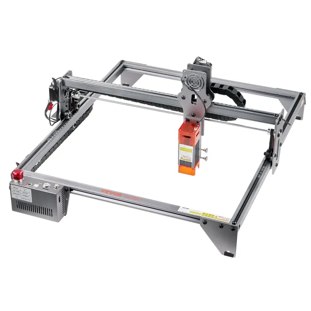 Laser Engraver, 5W Output Laser Engraving Machine, 16.1" X 15.7" Large Working Area, 10000mm/min Movement Speed, Compressed Spot With Eye Protectio... Blue - Shop at LoveMi