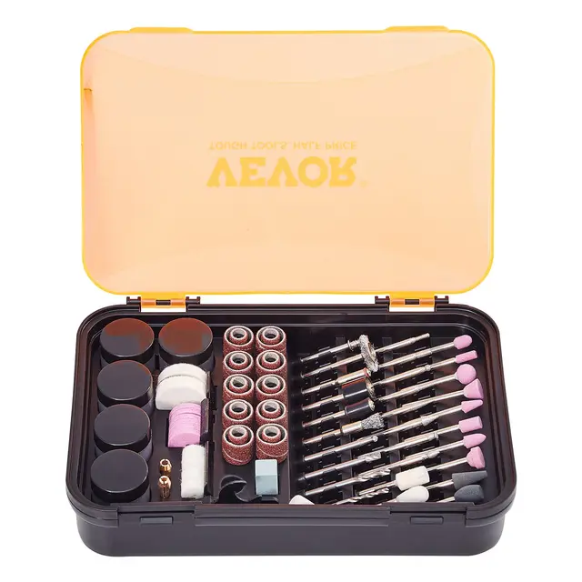 Rotary Tool Accessory Kit, Accessories Kit, 1/8" Diameter Shank, Universal Fitment Power Rotary Tool Accessories Set For Grinding, Carving, Sanding... Black - Shop at LoveMi