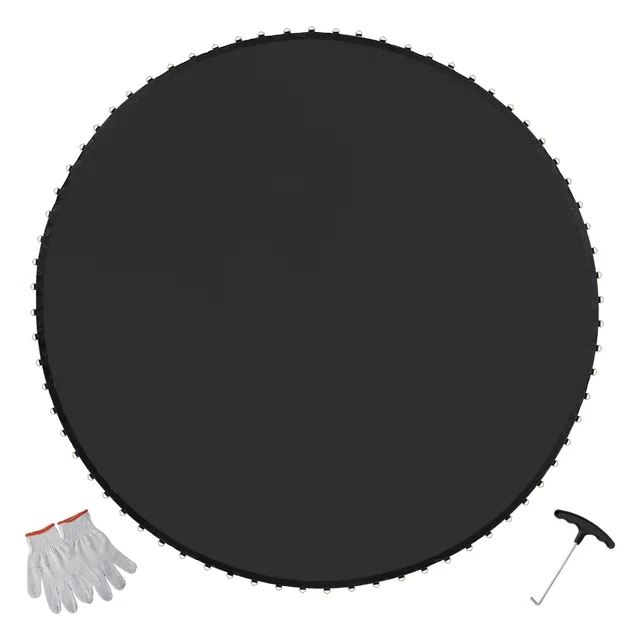 Replacement Trampoline Mat, Jumping Mat Fits 14ft Frame, Universal Jumping Mat For 14ft Round Trampoline, Reinforce UV Resistant Mat With Spring To... Black - Shop at LoveMi