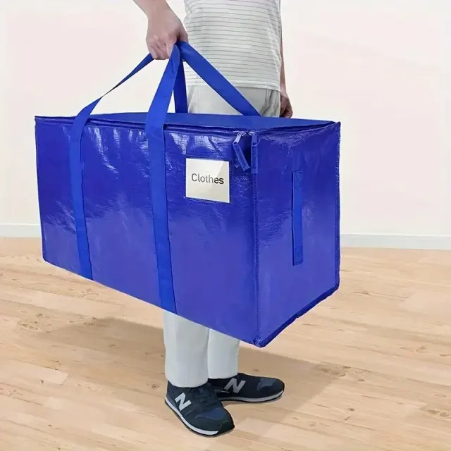 Large Mobile Bag With Zipper And Handle, Heavy duty Storage Tote Bag Mobile Box, Saving Space, Shelf Baskets 1Pc - Shop at LoveMi