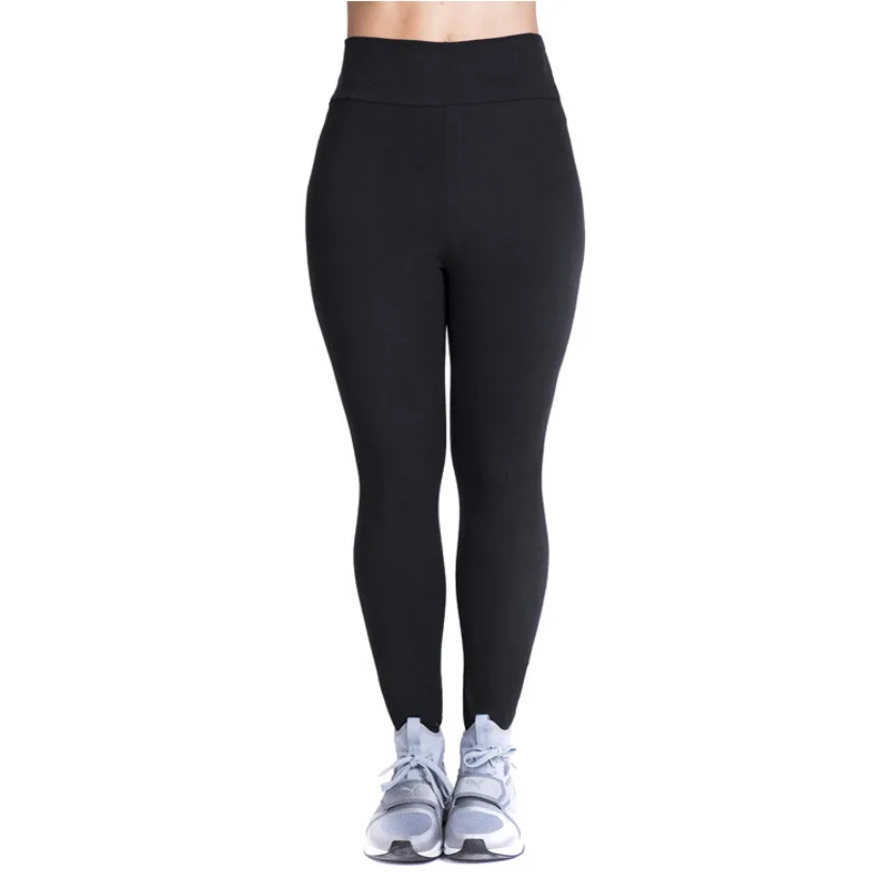 Womens High Waisted Fleece Lined Yoga Leggings Soft And Casual Winter Warm Thick Stretchy Tights For Ladies Black - Shop at LoveMi