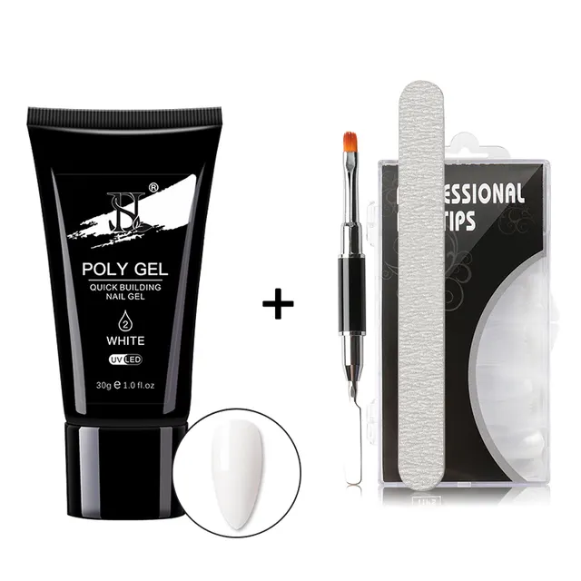 Crystal nail polish White - Shop at LoveMi