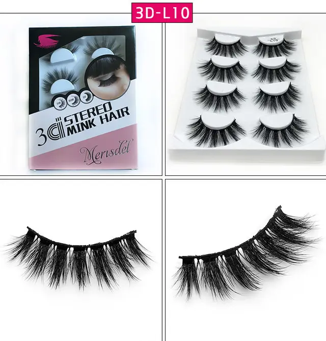 3D false eyelashes L10 Style - Shop at LoveMi