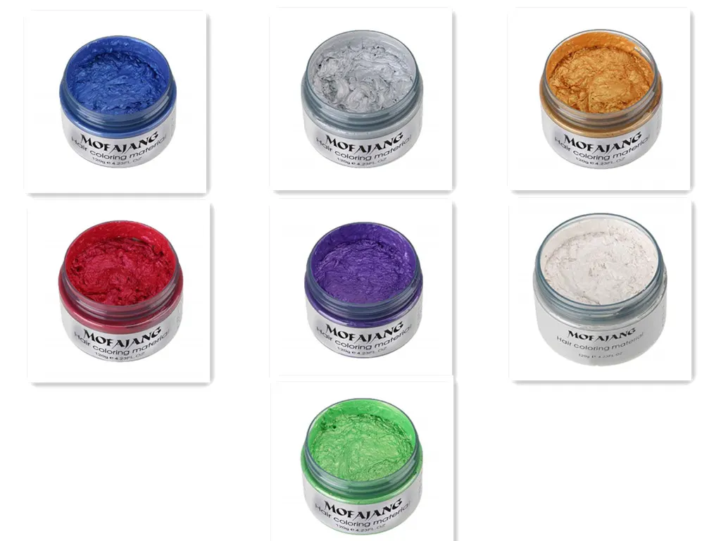 Mofajang Hair Wax 120g - 7 Colors Pack