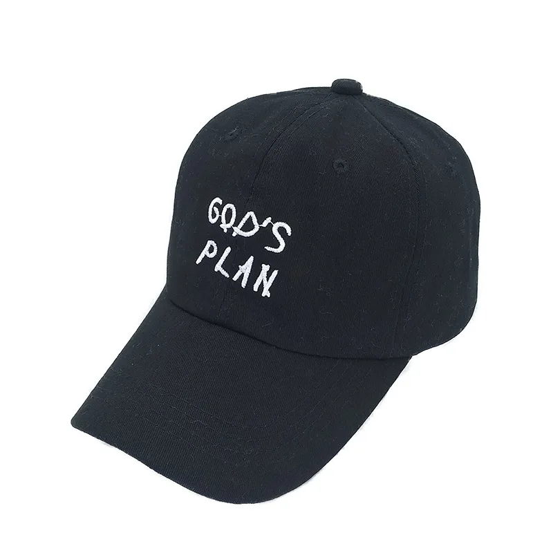 Embroidered letter curved eaves baseball cap Black - Shop at LoveMi