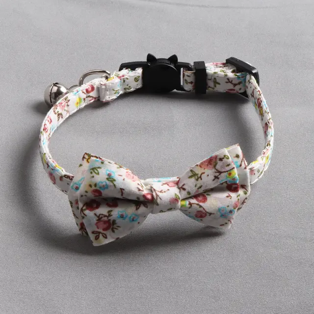 Idyllic cat collar White 1 - Shop at LoveMi