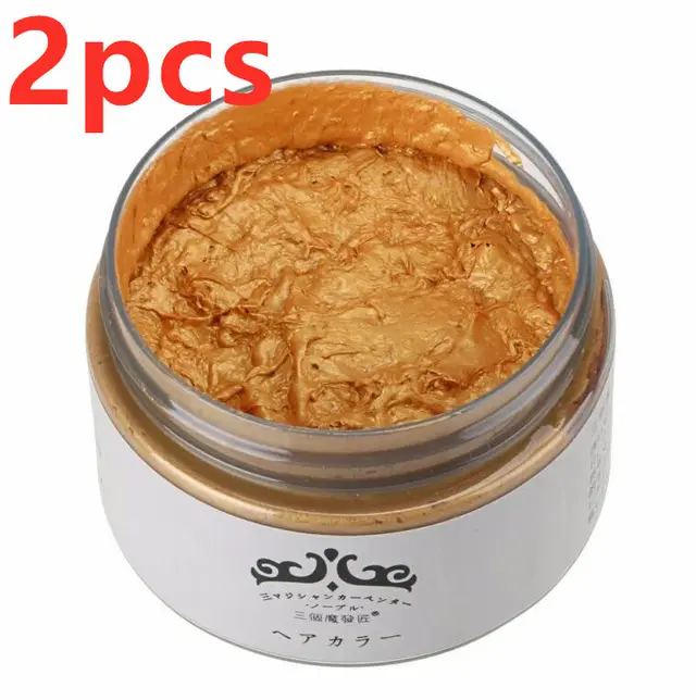 Hair Color Wax Gold 2Pcs - Shop at LoveMi