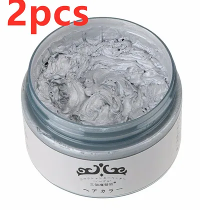 Hair Color Wax Light Grey 2Pcs - Shop at LoveMi