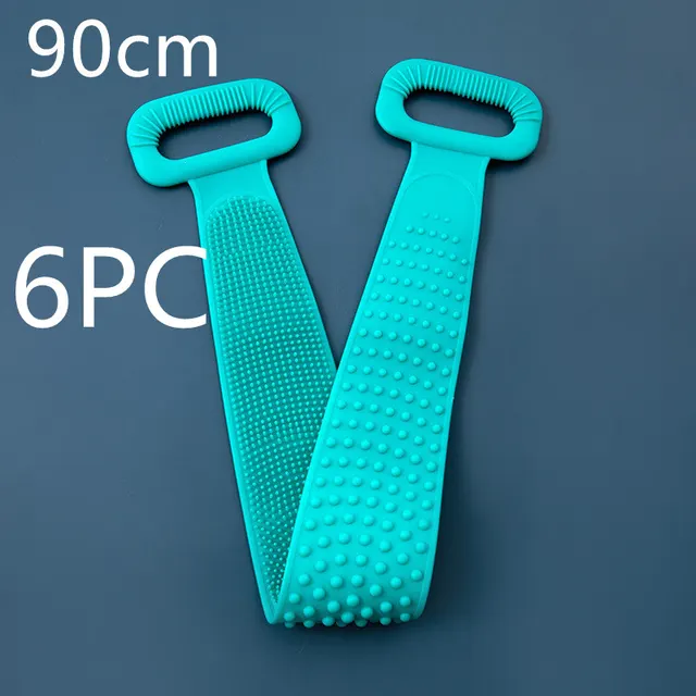 Bath Towel Silicone Rubbing Back Towel 6Pc Green90Cm - Shop at LoveMi