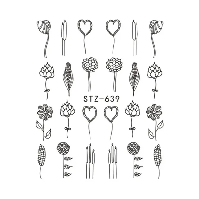 Nail sticker Stz639 - Shop at LoveMi