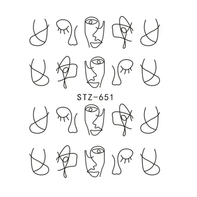 Nail sticker Stz651 - Shop at LoveMi