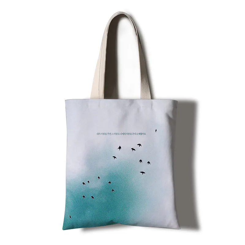 Handbag student letter art travel tutorial bag - Y-35X40Cm