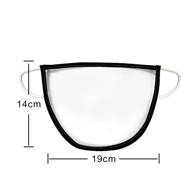 Transparent Mask Children's Adult Protective Equipment Black - Shop at LoveMi