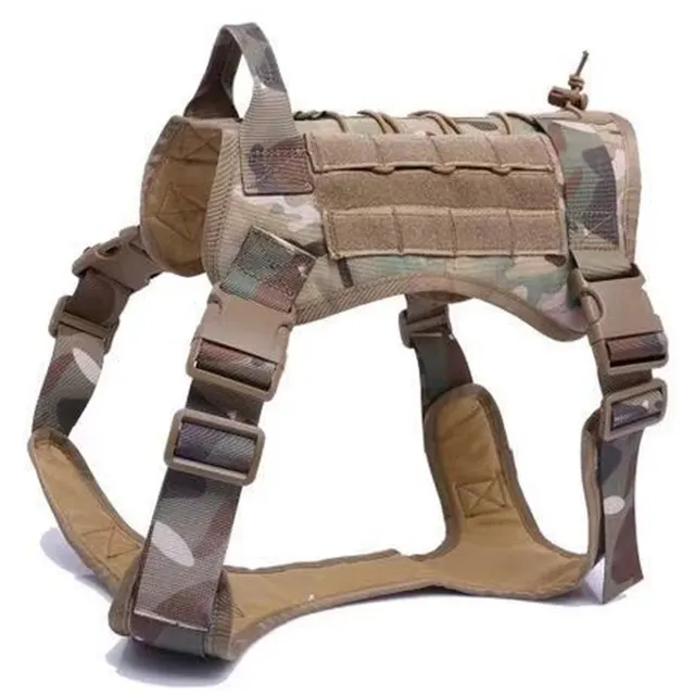Tactical training large dog chest harness Camouflage Harness - Shop at LoveMi