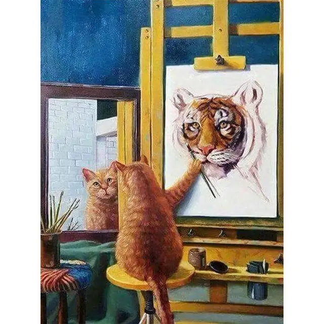 Felines Diamond embroidery kit No Frame - Shop at LoveMi