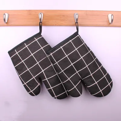 Thickened microwave oven gloves Black - Shop at LoveMi