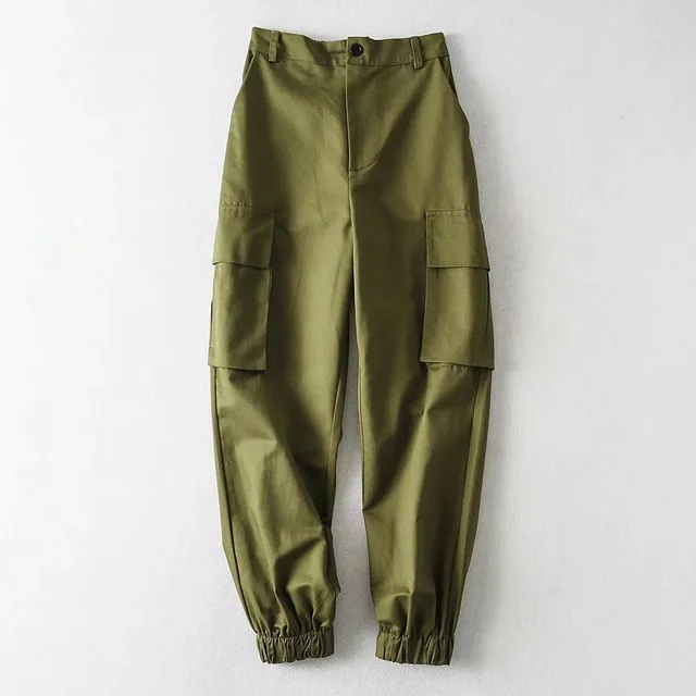 Women's overalls with pockets Army Green - Shop at LoveMi