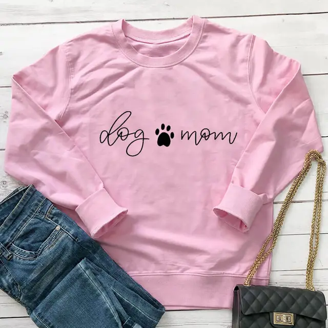 New Foreign Trade Long Sleeved Sweater Theme Sweater Pink - Shop at LoveMi