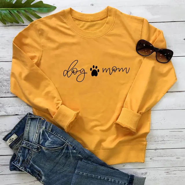 New Foreign Trade Long Sleeved Sweater Theme Sweater Yellow - Shop at LoveMi