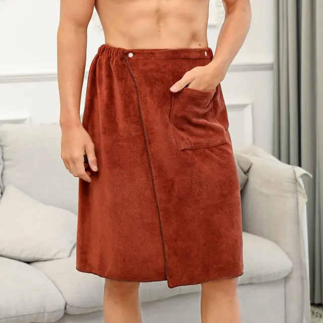 Quick drying Household Microfiber Bath Towel Brown - Shop at LoveMi