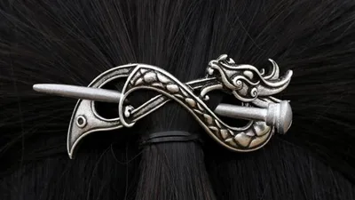 Metal hair clip Silver - Shop at LoveMi