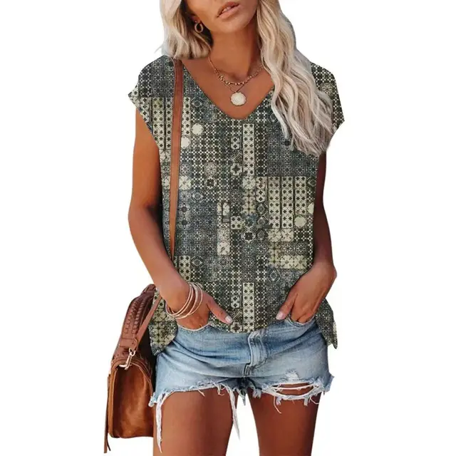 Women's 3D Digital Printing Sleeveless Multi color Top Wxdt22 - Shop at LoveMi