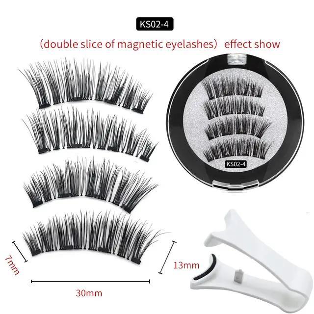 Magnetic False Eyelashes Quantum Magnet 3d Ks024 - Shop at LoveMi