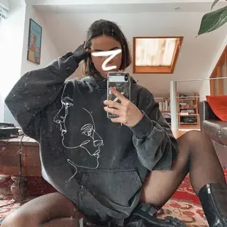 Comfortable And Versatile Fashion Printed Hoodie - G44Z339