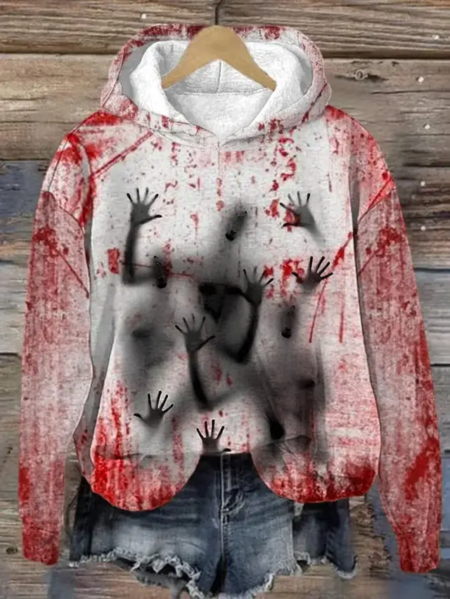 Comfortable And Versatile Fashion Printed Hoodie G44Z570 - Shop at LoveMi