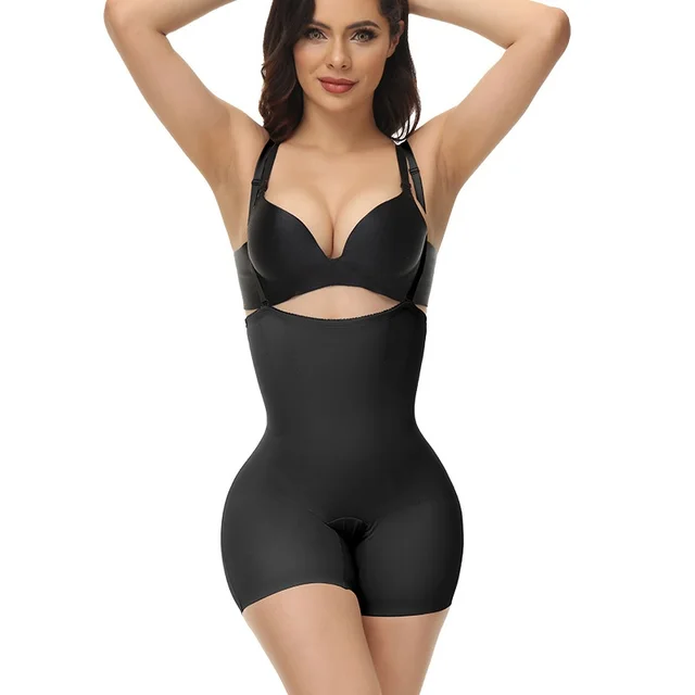 Women's Fashion High Waist Shaping One piece Corset Black - Shop at LoveMi