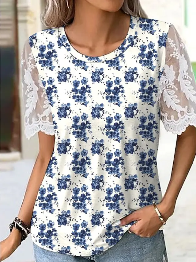 Women's Loose Fashion Digital Printed Pullover Figure 3 - Shop at LoveMi