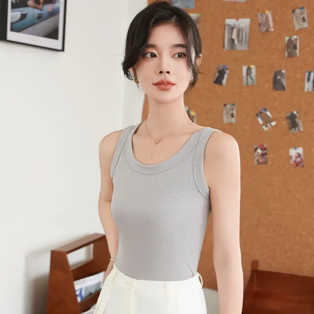 New Slim Thread Camisole For Women Gray - Shop at LoveMi