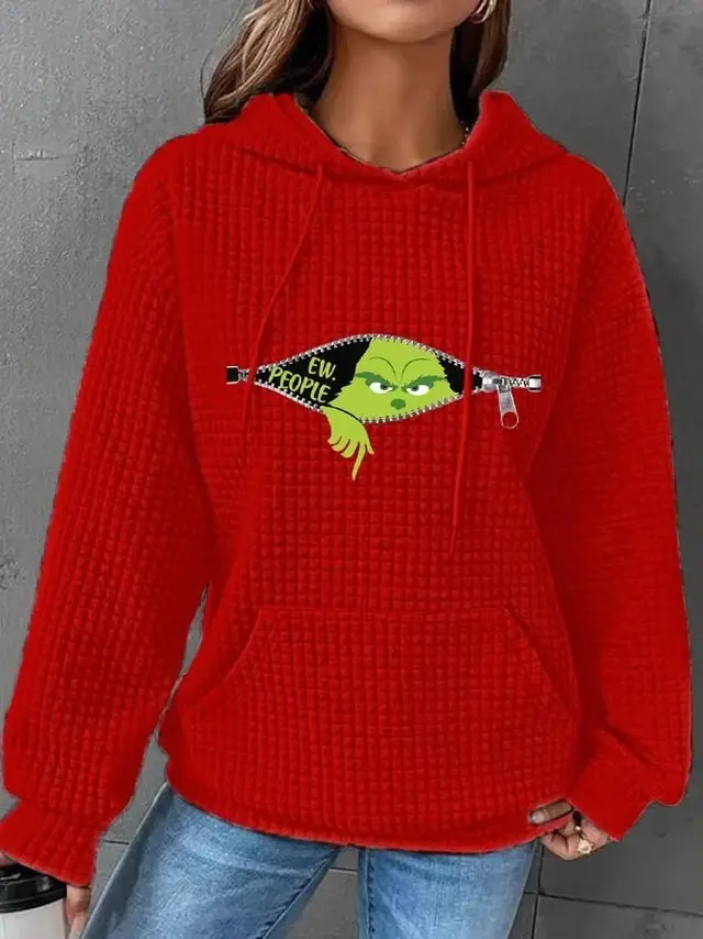 Hooded Long Sleeve Sweater All matching Loose G44Z604 - Shop at LoveMi