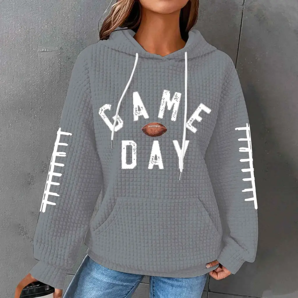 Hooded Long Sleeve Sweater All-matching Loose - G44Z673