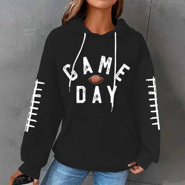 Hooded Long Sleeve Sweater All matching Loose G44Z674 - Shop at LoveMi