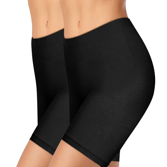 High Waist Belly Contraction Seamless Leggings Women's Plus Size Sports Safety Pants Anti exposure Black Black - Shop at LoveMi