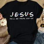 Black T With White Characters