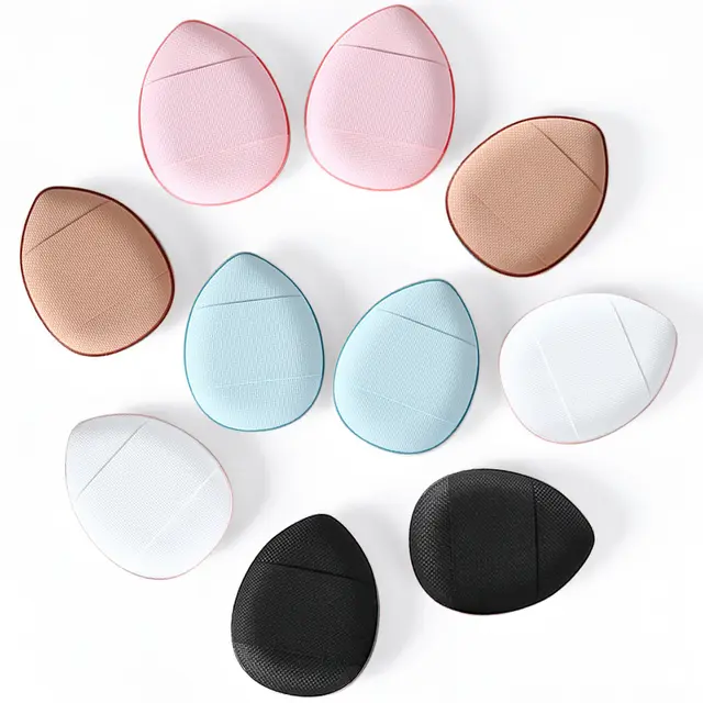 Mini Finger Puff Foundation Powder Detail Makeup Mix10Pcs - Shop at LoveMi
