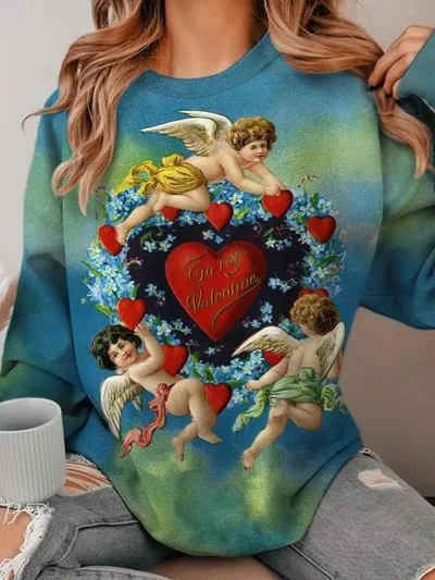 Loose Casual And Comfortable Round Neck Temperament Commute Style Sweater G67Z412 - Shop at LoveMi