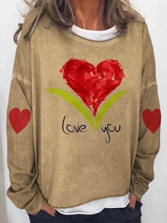 Loose Casual And Comfortable Round Neck Temperament Commute Style Sweater G67Z420 - Shop at LoveMi
