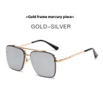Gold Frame White Mercury