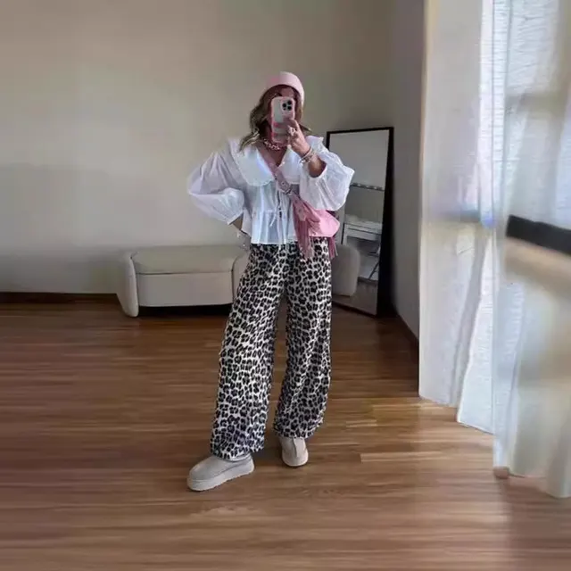 Cross Border Stringy Selvedge Lace up Doll Collar Shirt Lantern Sleeve Sweet All matching Top White - Shop at LoveMi