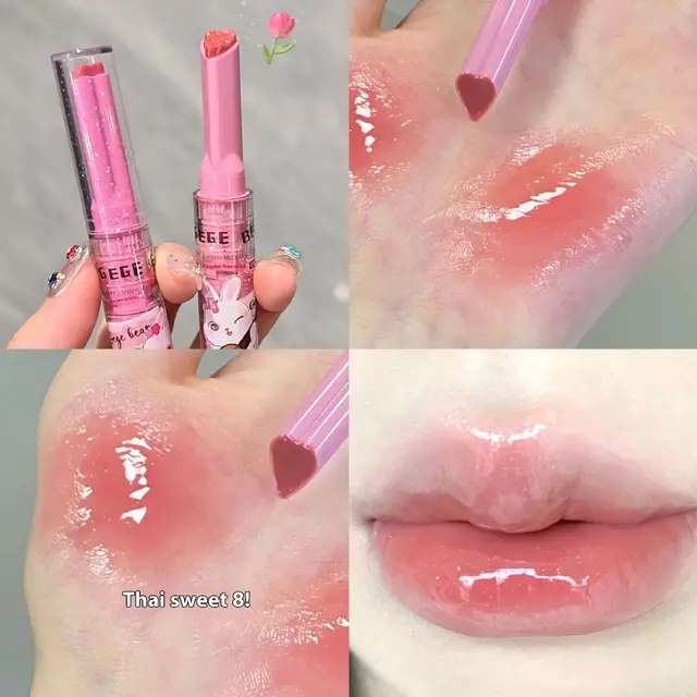 Garden Solid free Lip Gloss Mirror Water Light Lip Lacquer Lipstick 02 Thai Sweet - Shop at LoveMi