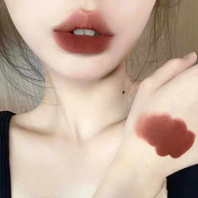 USLIKE Ice Cream Lip Lacquer Matte Fog Velvet Lasting Good looking 07 Jujube Paste - Shop at LoveMi
