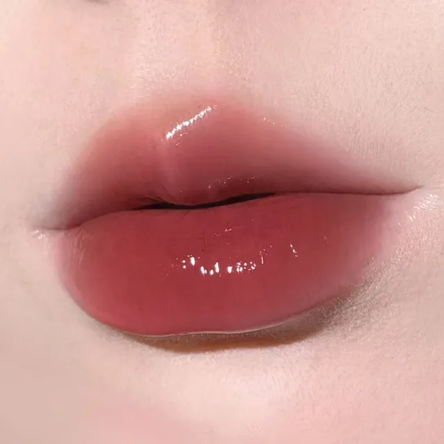HERORANGE Light Dew Concentrated Mirror Lip Lacquer No Stain On Cup Thai Style 05 Wooden Rose - Shop at LoveMi