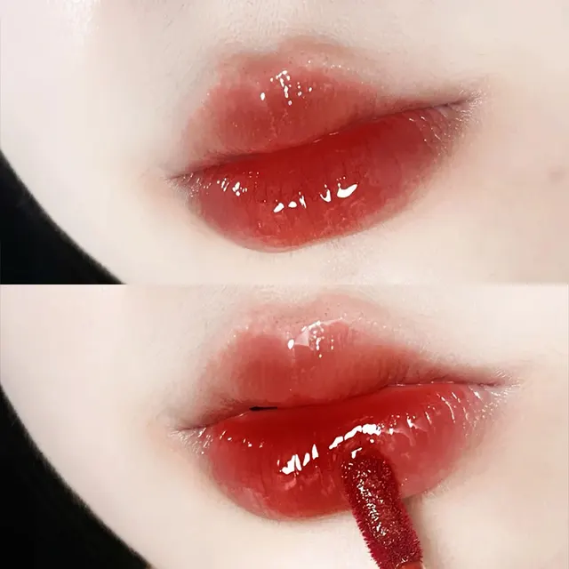 Water Mist Mirror Lip Lacquer Moisturizing Lipstick 08 Orange Peel Fresh Twist - Shop at LoveMi