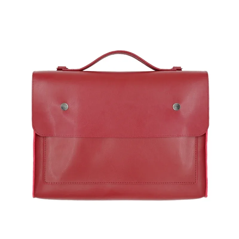 New Large Capacity Laptop Handbag Red - Shop at LoveMi