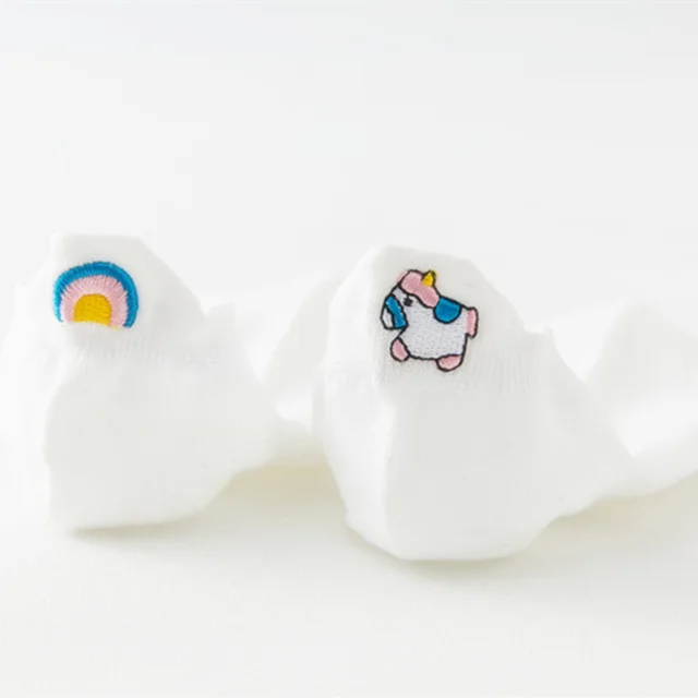 Spring And Summer Cotton Cartoon Boat Socks White - Shop at LoveMi