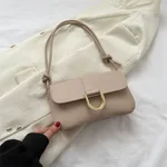 Retro Vachette Clasp New Shoulder Messenger Bag - Khaki
